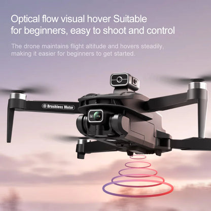 v168 max 8k dual camera gps drone with lcd screen remote