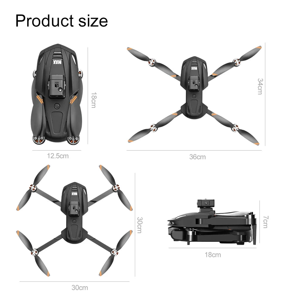 rc drone with built in screen remote and 5g fpv live view