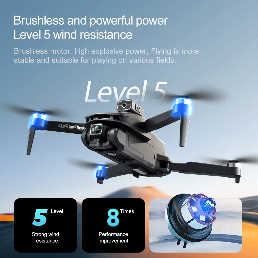 gps drone with follow me and auto return home function