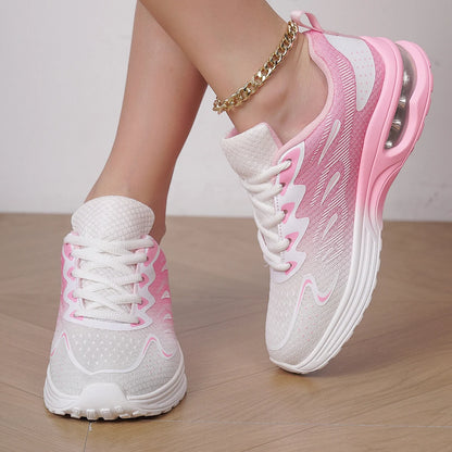 women air cushion sneakers for walking and running