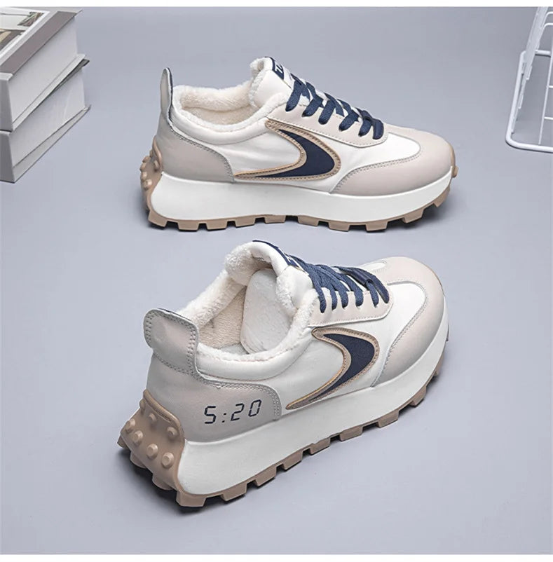 comfortable eva sole chunky sneakers for daily wear women