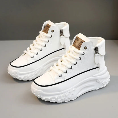 platform high heals sneakers women