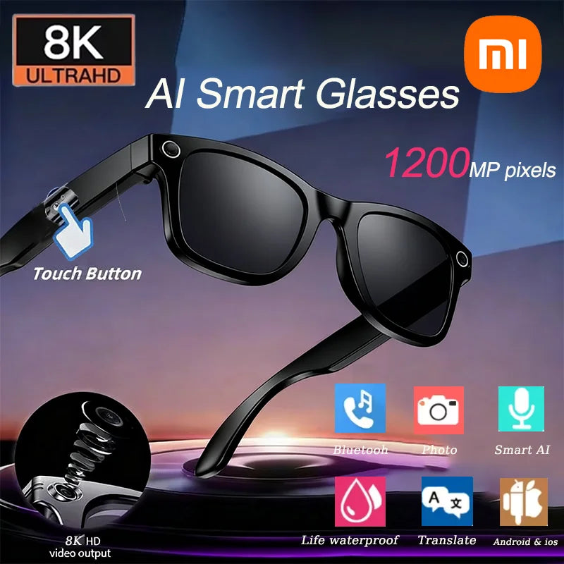 Xiaomi 8K AI smart glasses with HD camera