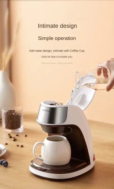 mini coffee machine easy to clean detachable filter
