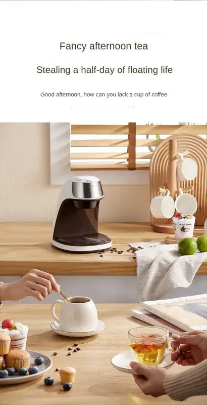 mini automatic coffee machine for quick brewing