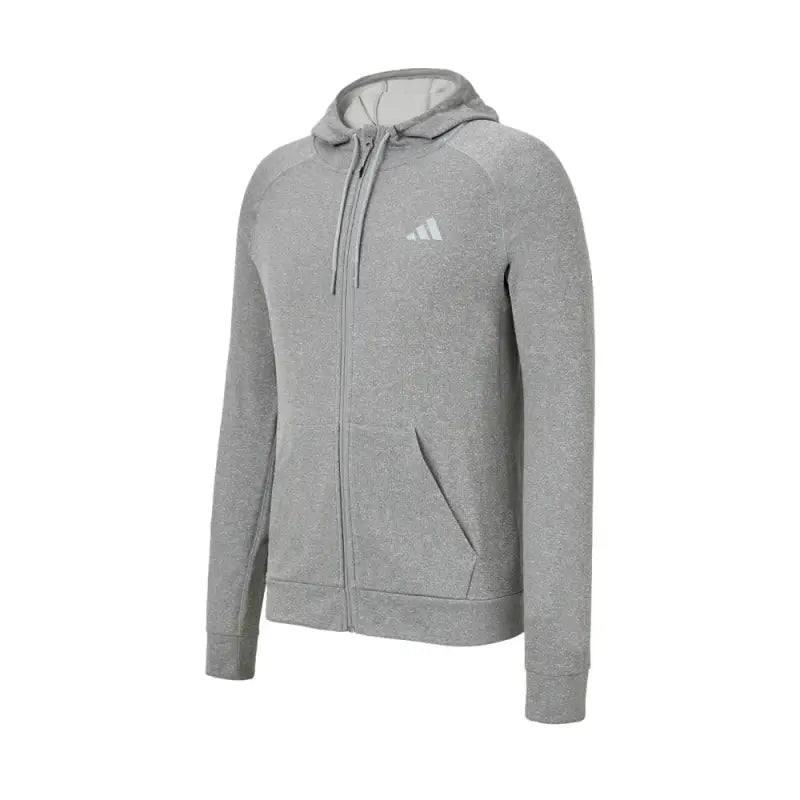 Adidas Polar Fleece Hooded Jacket Suitable For Spring And Autumn Outdoor Training, Fitness And Run