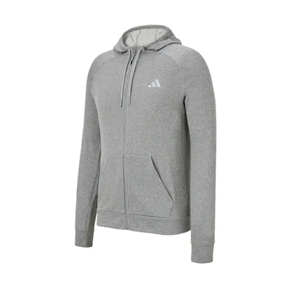 Adidas Polar Fleece Hooded Jacket Suitable For Spring And Autumn Outdoor Training, Fitness And Run