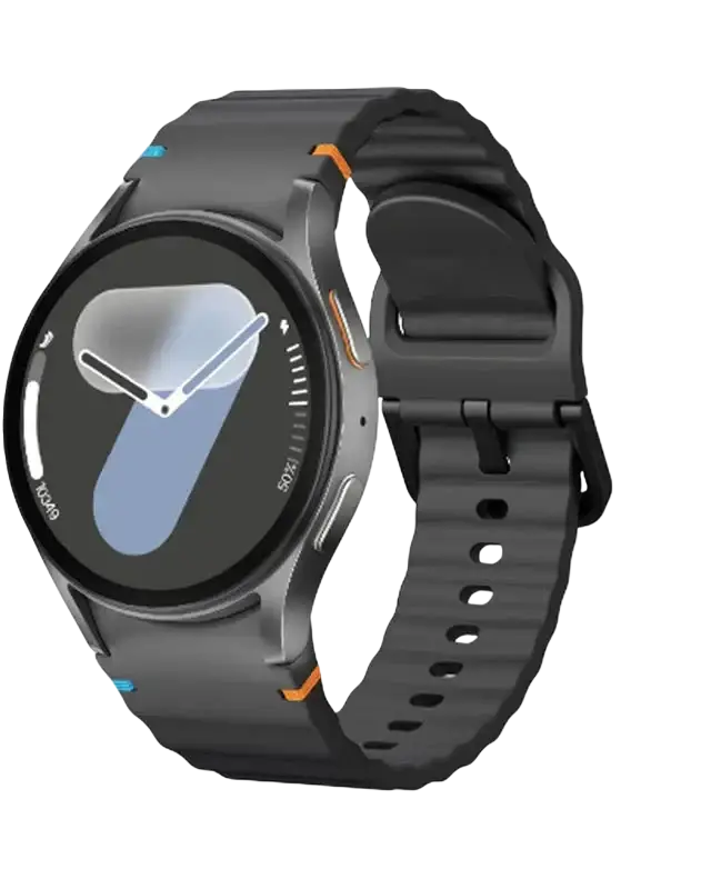 Smartwatch with calorie, distance and steps tracking