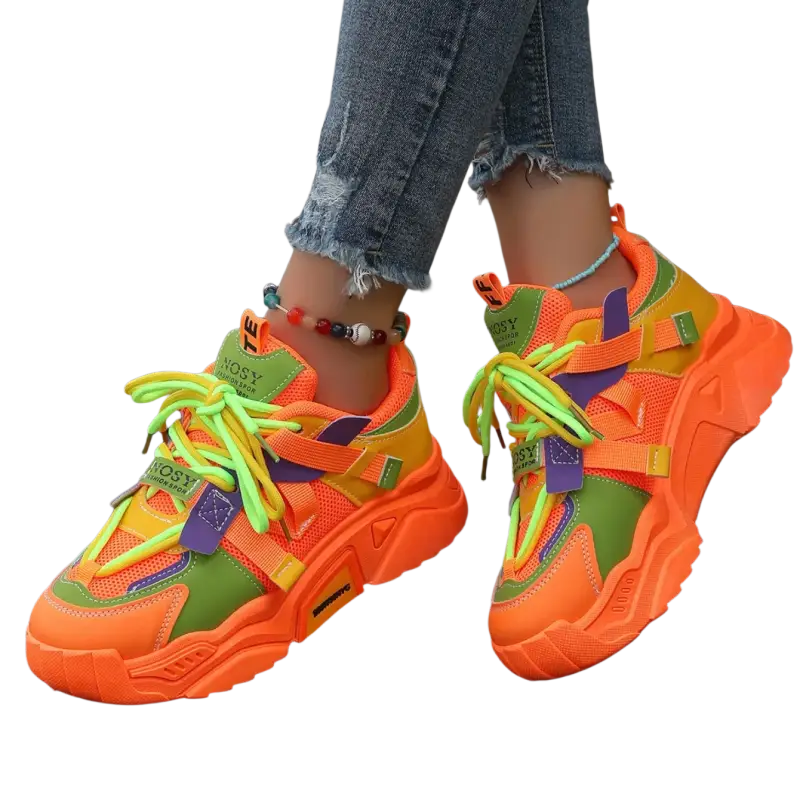 AJCR Summer Sneakers for Women - Walking Shot