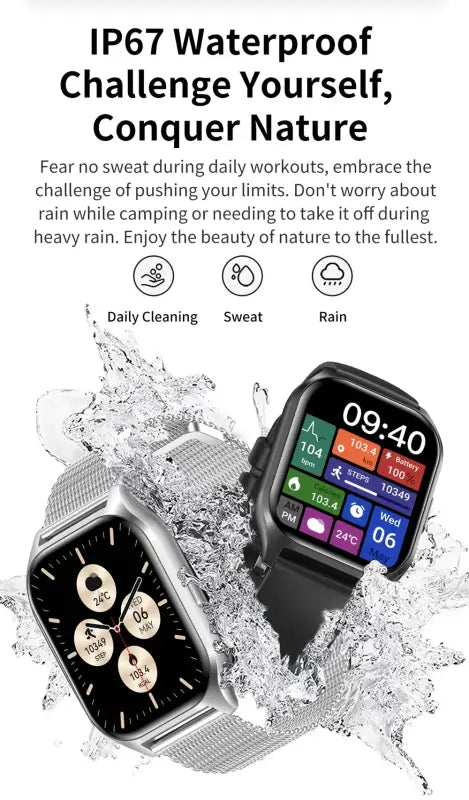 Amoled Smart Watch - black