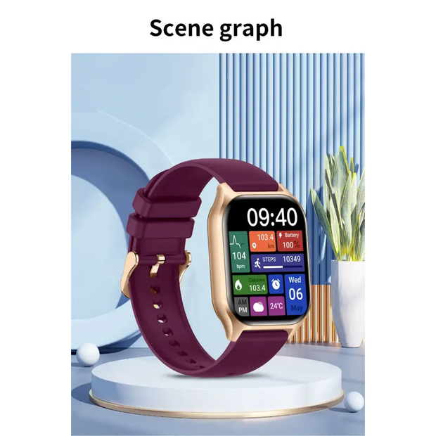 Amoled Smart Watch - black