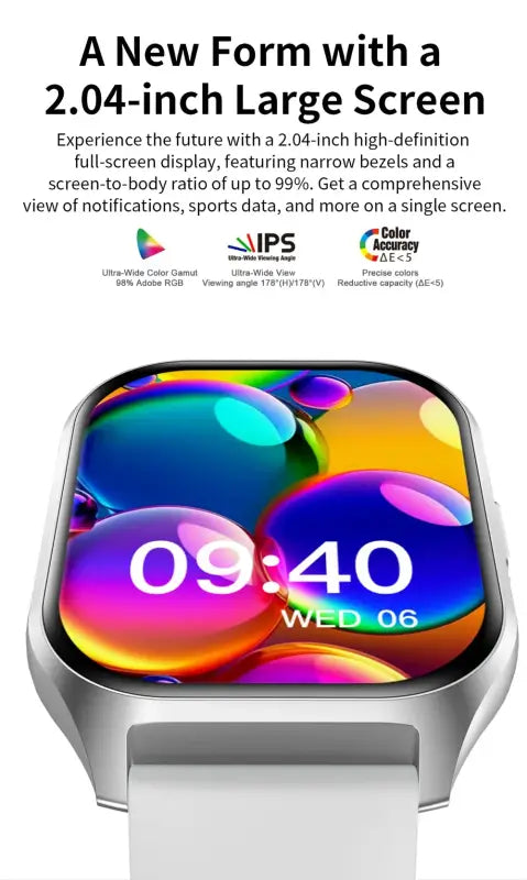 Amoled Smart Watch - black