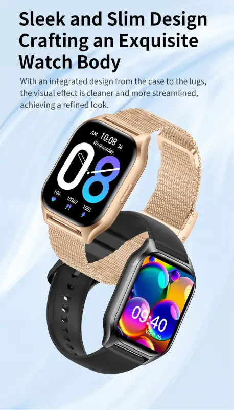 Amoled Smart Watch - black