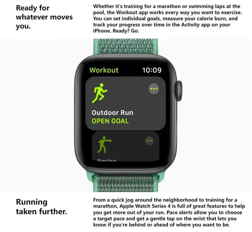 Fitness tracking smartwatch Apple Series 4