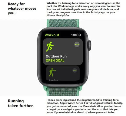 Fitness tracking smartwatch Apple Series 4
