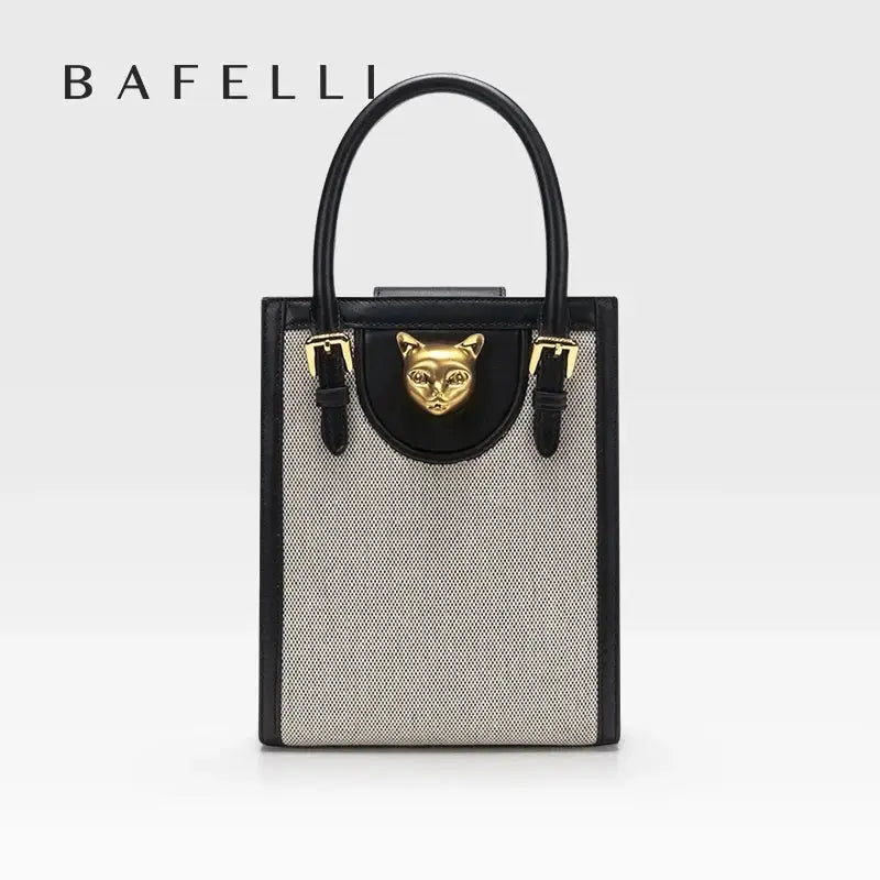 Bafelli Designer Mini Tote Cross Body Trending Shoulder Cat Handbag laurichshop