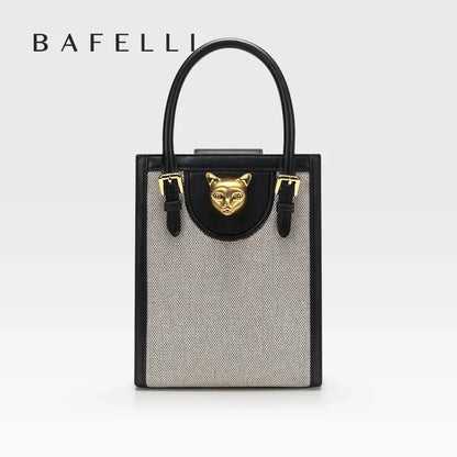 Bafelli Designer Mini Tote Cross Body Trending Shoulder Cat Handbag laurichshop