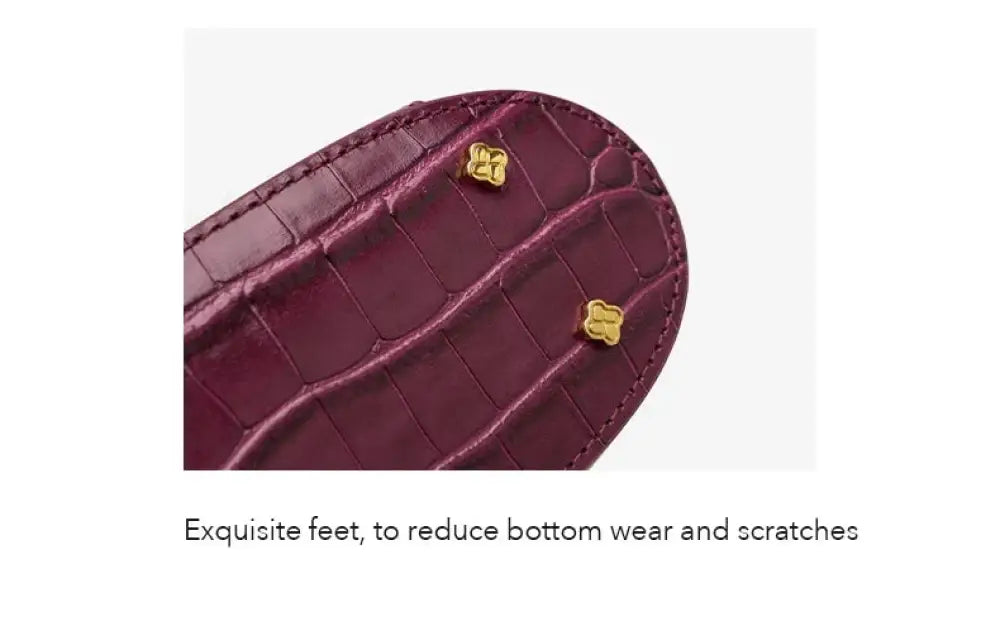 Bafelli Women's New Cross body Crocodile Grain Leather Handbag laurichshop