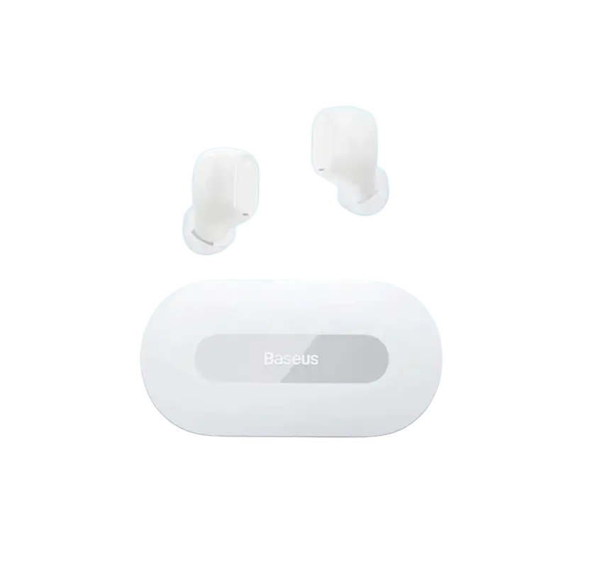 Baseus Bowie EZ10 TWS Earphone Bluetooth 5.3 Wireless - White