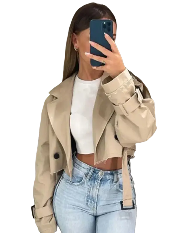 Traf Street-wear Long Sleeve Female Jacket laurichshop