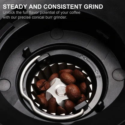 BioloMix Automatic Burr Mill Electric Coffee Grinder 30 Gears for Espresso