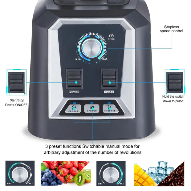 BioloMix Automatic Program Professional Kitchen Smoothie Blender