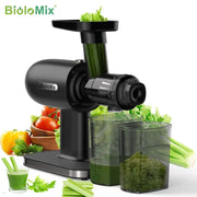 BioloMix Cold Press Juicer Slow Masticating Machines with Reverse Function