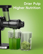 BioloMix Cold Press Juicer Slow Masticating Machines with Reverse Function