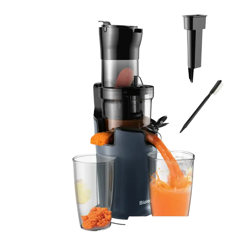 BioloMix Cold Press Juicer with 78 mm Feed Chute 200W