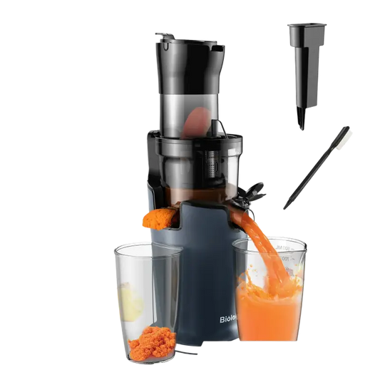 BioloMix Cold Press Juicer with 78 mm Feed Chute 200W