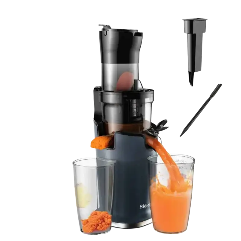 BioloMix Cold Press Juicer with 78 mm Feed Chute 200W - SJ-017 / SAUDI ARABIA / UK