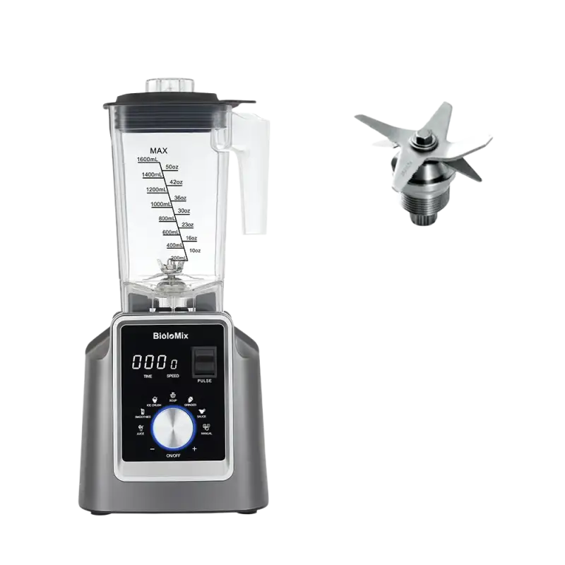 BioloMix Digital Automatic Program Professional Commercial Blender - With Extra Parts / UK Plug / SAUDI ARABIA