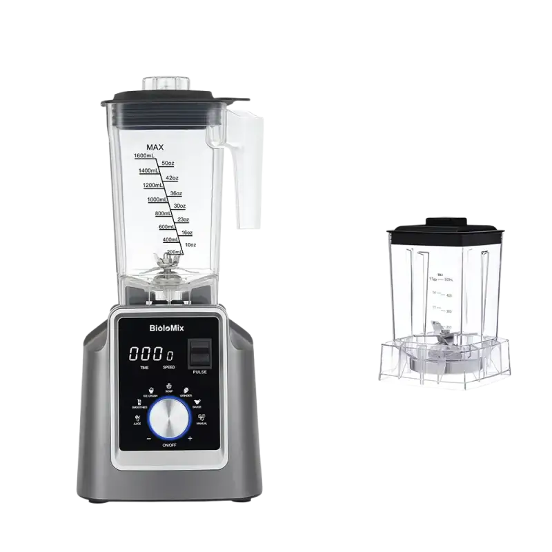 BioloMix Digital Automatic Program Professional Commercial Blender - With 500ML DRY JAR / UK Plug / SAUDI ARABIA