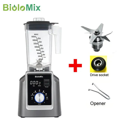 BioloMix Digital Automatic Program Professional Commercial Blender - With Extra Parts / UK Plug / SAUDI ARABIA