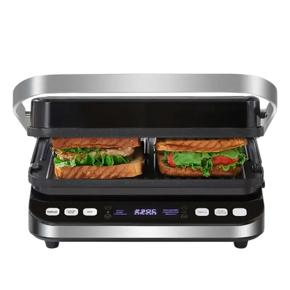 BioloMix 2000W Electric Contact Grill Digital Griddle and Panini Press - Toaster Machine