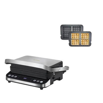 BioloMix 2000W Electric Contact Grill Digital Griddle and Panini Press - Toaster Machine