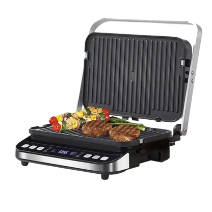 BioloMix 2000W Electric Contact Grill Digital Griddle and Panini Press - Toaster Machine