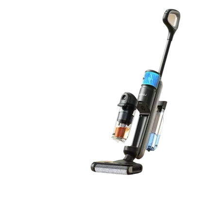 Black and Copper Cordless Vacuum with Smart Dirt Detection and Edge Cleaning
