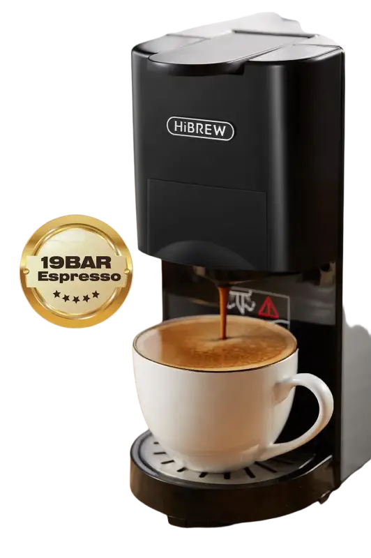 HiBREW Coffee Machine 4 in 1 Multiple Capsule Espresso