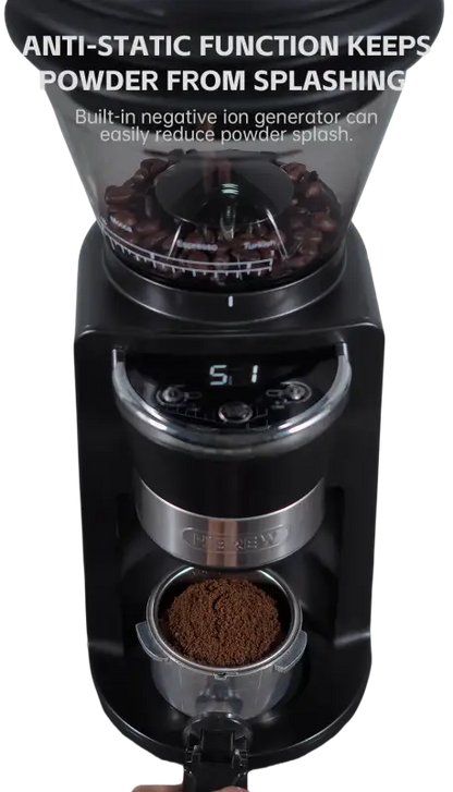 HiBREW Automatic Burr Mill Electric Coffee Grinder with 31 Gears for Espresso