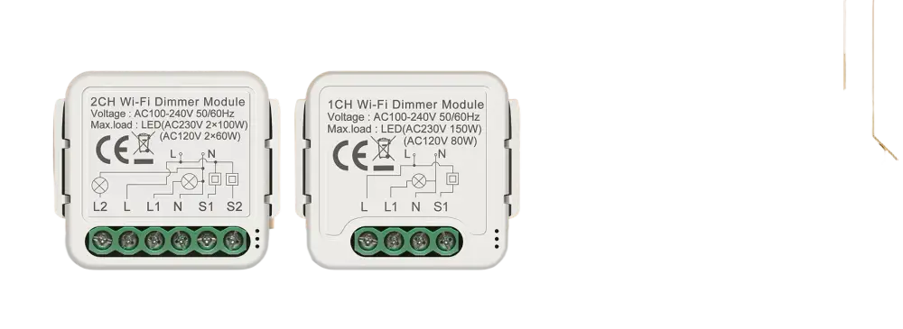 GIRIER Smart Wifi Touch Gang Light Switch 100-240V Works with Alexa Hey Google