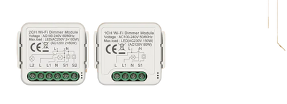 GIRIER Smart Wifi Touch Gang Light Switch 100-240V Works with Alexa Hey Google