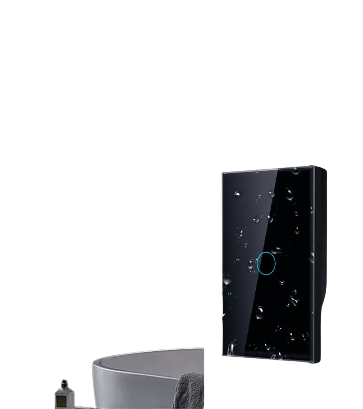 GIRIER Smart Wifi Touch Gang Light Switch 100-240V Works with Alexa Hey Google