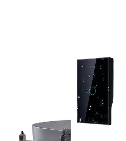 GIRIER Smart Wifi Touch Gang Light Switch 100-240V Works with Alexa Hey Google