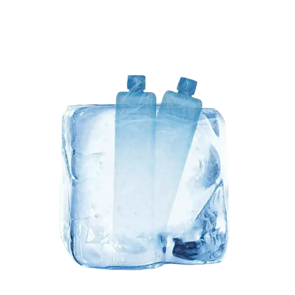 Portable Black Hyundai evaporative cooler with ice cube bag for cooling heating