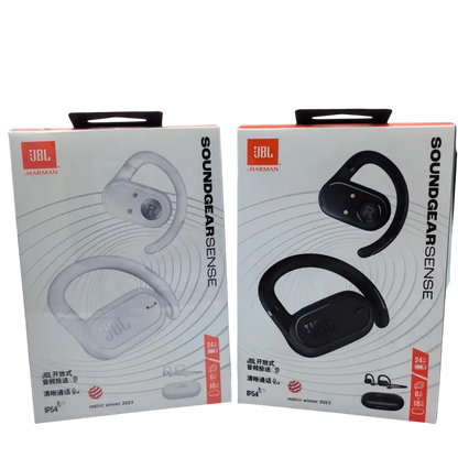 Black JBL Soundgear Sense Wireless Earbuds in Case