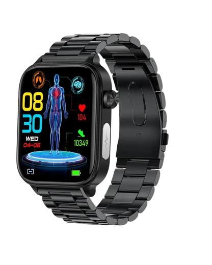 Fitness watch with body temperature and SpO2 monitoring