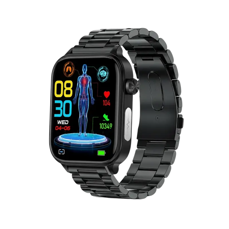 Bluetooth 5.3 smartwatch with metabolic health monitoring