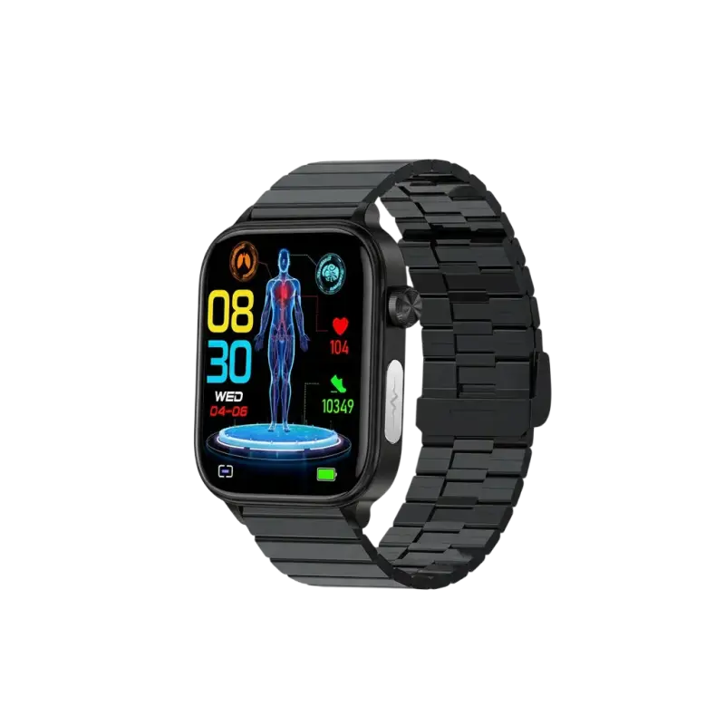 AMOLED smartwatch with HRV and body composition measurement