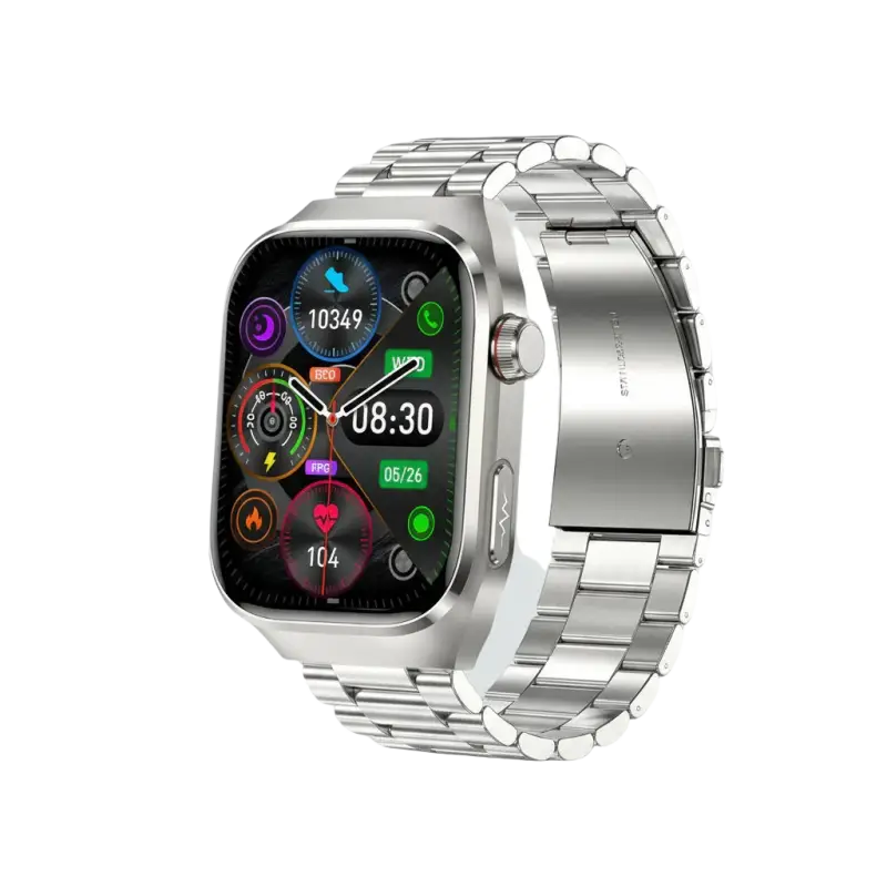 Smartwatch with Bluetooth Calling and Real-Time Health Analysis